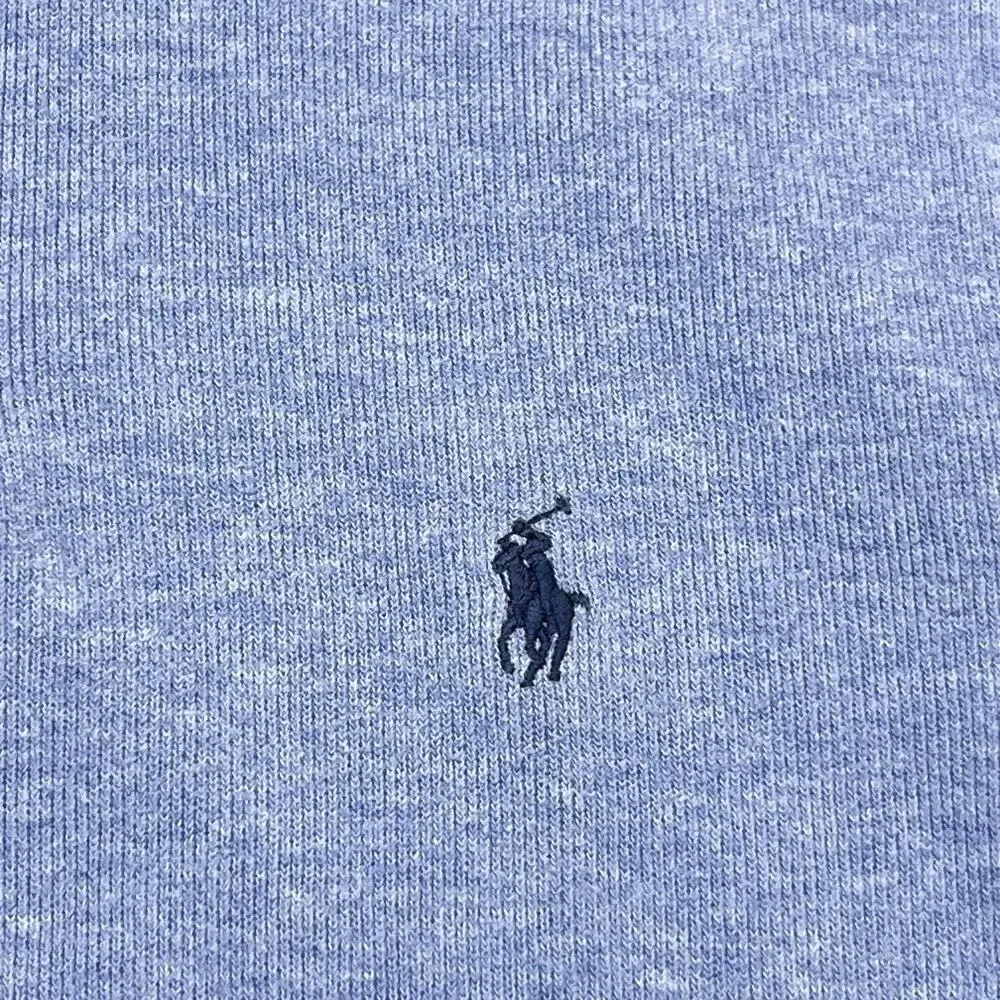 Polo Ralph Lauren Sweater Mens Large Blue 1/4 Zip Pony Logo Pullover